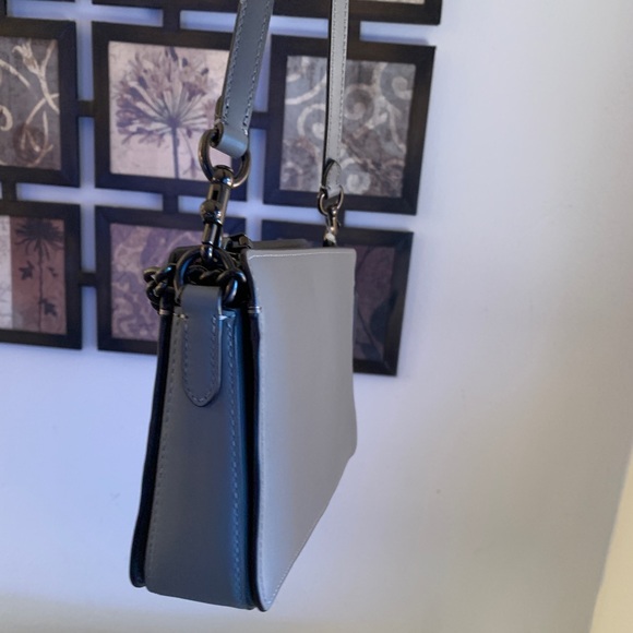 Authentic COACH 1941 Calf leather chain logo zip top Crosby - Picture 15 of 16